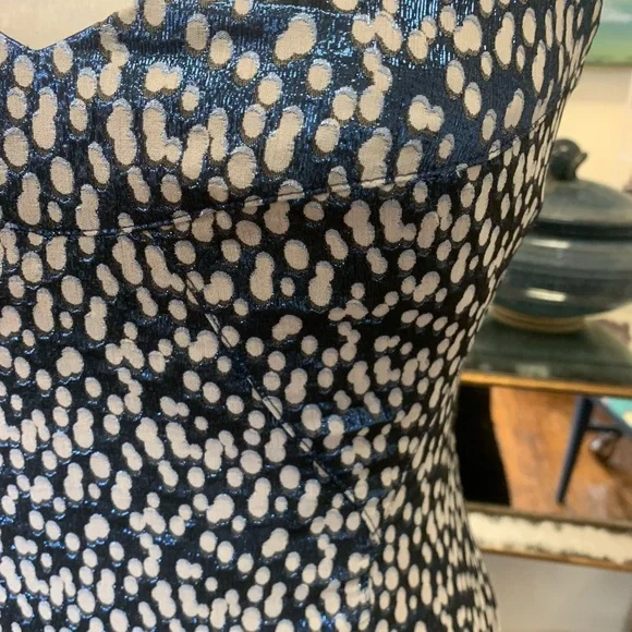 ❤️❤️ SOLD❤️❤️ Nicole Miller Boutique Exclusive - NWT - Splarking Blue - Picture 3 of 7